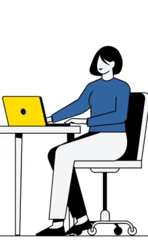 illustration-dame-mit-laptop